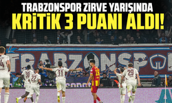 Trabzonspor zirve yarışında kritik 3 puanı aldı!