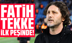 Fatih Tekke ilk peşinde!