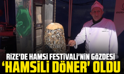 Rize'de Hamsi Festivali'nin gözdesi ‘Hamsili döner' oldu