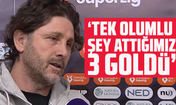 Fatih Tekke "Tek olumlu şey attığımız 3 goldü"