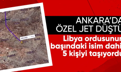 Ankara'da özel bir jet ile bağlantı koptu