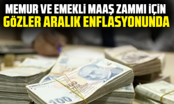 Memur ve emekli maaş zammı için gözler aralık enflasyonunda