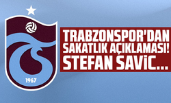 Trabzonspor'dan sakatlık açıklaması! Stefan Savic...
