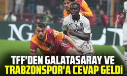 TFF'den Galatasaray ve Trabzonspor'a cevap geldi