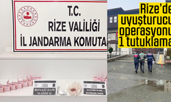 Rize’de uyuşturucu operasyonu: 1 tutuklama