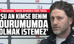 Fatih Tekke ‘Şu an kimse benim durumumda olmak istemez’