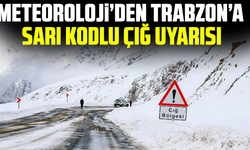Meteoroloji’den Trabzon’a sarı kodlu çığ uyarısı
