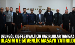Uzungöl Kış Festivali İçin Hazırlıklar Tam Gaz: Ulaşım ve Güvenlik Masaya Yatırıldı