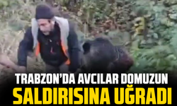 Trabzon’da avcılar domuzun saldırısına uğradı