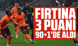 Trabzonspor 3 puanı 90+1'de aldı! Fırtına Kocaeli'de geriden gelerek kazandı