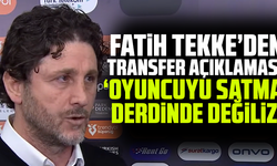 Fatih Tekke’den transfer açıklaması: “Oyuncuyu satma derdinde değiliz”
