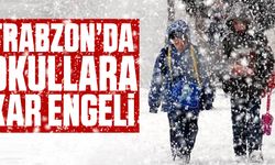 Trabzon'da eğitime kar engeli