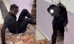 Rize'de tadilat ustası bacada ölümden döndü