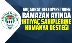 Akçaabat Belediyesi'nden Ramazan ayında ihtiyaç sahiplerine kumanya desteği