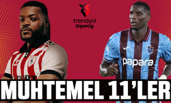 Samsunspor - Trabzonspor muhtemel 11'ler