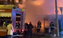 Araklı’da korkutan yangın: İş yeri küle döndü