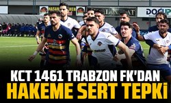KCT 1461 Trabzon FK'dan hakeme sert tepki