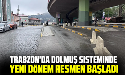 Trabzon'da dolmuş sisteminde yeni dönem resmen başladı