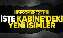 Kabinede iki isim değişti: Resmi Gazete'de yayımlandı: İşte yeni bakanlar