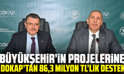 Büyükşehir’in projelerine DOKAP’tan 86,3 milyon TL’lik destek