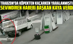 Trabzon'da köpekten kaçarken yaralanmıştı: Sevindiren haberi Başkan Kaya verdi