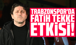 Trabzonspor'da Fatih Tekke etkisi!