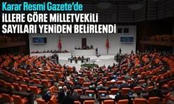 İllerin çıkaracağı milletvekili sayıları yeniden belirlendi