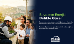 Çoruh reklam mesajı