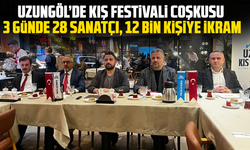 Uzungöl’de Kış Festivali Coşkusu: 3 Günde 28 Sanatçı, 12 Bin Kişiye İkram