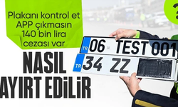 Orijinal plakayla APP'nin farkları