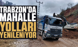 Trabzon’da Mahalle Yolları Yenileniyor