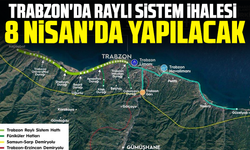 Trabzon'da raylı sistem ihalesi 8 Nisan'da yapılacak