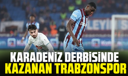 Karadeniz derbisinde kazanan Trabzonspor