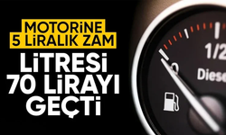 Motorine zam geldi: Litre fiyatı 70 lirayı aştı