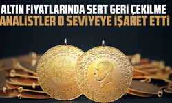 Altın fiyatlarında sert geri çekilme: Analistler o seviyeye işaret etti