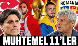 Türkiye - Romanya muhtemel 11'ler