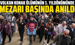 Volkan Konak ölümünün 1. yıldönümünde mezarı başında anıldı