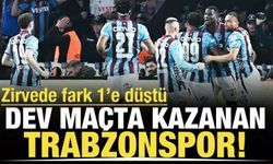Trabzonspor Galatasaray'ı derbide mağlup etti: