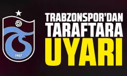 Trabzonspor'dan taraftara önemli uyarı