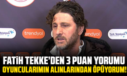 Fatih Tekke’den 3 puan yorumu: Oyuncularımın alınlarından öpüyorum!
