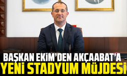 Başkan Ekim’den Akçaabat’a Yeni Stadyum Müjdesi