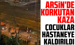 Arsin’de Kaza: Çocuklar Hastaneye Kaldırıldı