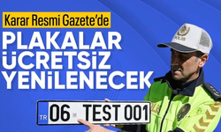 Yetkili kuruluş tarafından basılan APP plakalar ücretsiz yenilenecek