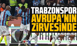 Trabzonspor Avrupa'nın zirvesinde