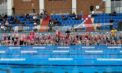 Akçaabat Belediyesi yüzme kursu ilk kursiyerlerini uğurladı