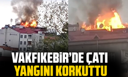 Vakfıkebir’de Çatı Yangını Korkuttu