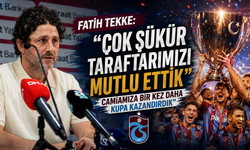 Fatih Tekke: "Camiamıza bir kez daha kupa kazandırdık"