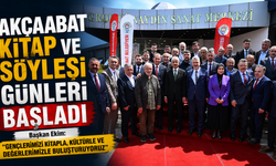 Akçaabat kitap ve söyleşi günleri başladı