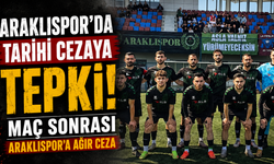 Araklıspor'da tarihi cezaya tepki! Maç sonrası Araklıspor’a ağır ceza