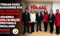 TÜRSAB Doğu Karadeniz BTK ile Trabzon Üniversitesi Arasında Staj İş Birliği Protokolü İmzalandı